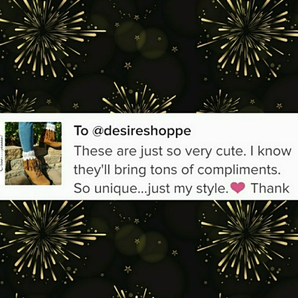 Lace & Suede Fringe Cuffs With Pearl Detailing - Picture 4 of 5